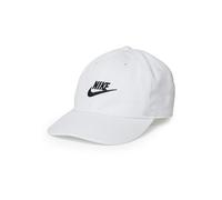 Nike Club Kids' Unstructured Futura Wash Cap - White - Cotton ONE SIZE