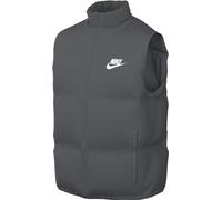 NIKE FB7373-068 M NK TF CLUB PUFFER VEST Jacket Men's IRON GREY/WHITE Size L