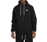 NIKE FB7397-010 M NK CLUB WVN FZ JKT Jacket Men's BLACK/WHITE Size S