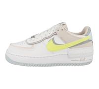 NIKE FB7582-100 Air Force 1 Shadow Women White/LT Lemon Twist-Wolf Grey UK 8