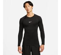 NIKE FB7919-010 M NP DF TIGHT TOP LS Sweatshirt Men's BLACK/WHITE Size S
