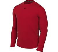 Nike Pro Men's Dri-FIT Tight Long-Sleeve Fitness Top - Red - Polyester/Elastane L