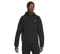 NIKE FB7921-010 M NK TCH FLC FZ WR HOODIE Sweatshirt Men's BLACK/BLACK Size M