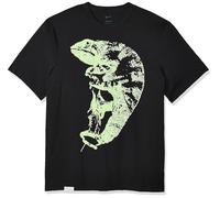 NIKE FB7944-010 M NK DF UV S72 HYVERSE SS Sweatshirt Men's BLACK/LIME BLAST Size S