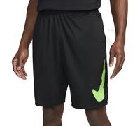 NIKE FB7948-010 M NK DF S72 Totality Knit 9UL Shorts Men's Black/Lime Blast Size M