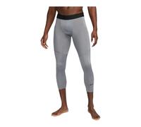 Nike Pro Men's Dri-FIT 3/4-Length Fitness Tights - Grey - Polyester/Elastane L