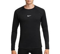 NIKE FB7982-010 M NP TOP WARM LS CREW Sweatshirt Men's BLACK/WHITE Size XL