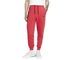 Nike FB8002-672 Men's Tech Fleece Tracksuit Bottoms, Lt Univ Red HTR/Black, S