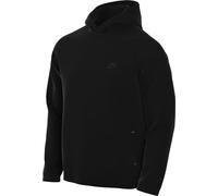 NIKE FB8016-010 M NK TCH FLC PO HOODIE Sweatshirt Men's BLACK/BLACK Size S