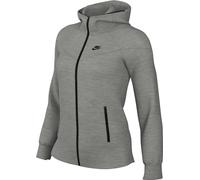 Nike FB8338-063 Sportswear Tech Fleece Windrunner Sweatshirt Women's DK GREY HEATHER/BLACK Size S