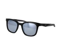 Nike FB9733 010 Designer Sunglasses Unisex Round Black Silver Mirrored 52mm