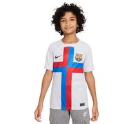 Nike FC Barcelona 22 23 Kids Dri Fit SS Third Shirt With Sponsor