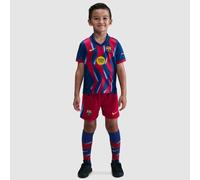 Nike FC Barcelona 25 26 Little Kids Dri FIT El Classico Stadium Kit