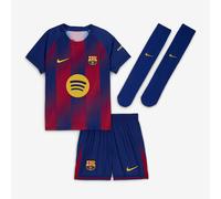 F.C. Barcelona 2025/26 Stadium Home Younger Kids' Nike Football Replica 3-Piece Kit - Blue - Polyester XS