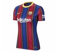 Nike FC Barcelona SS Womens Football Jersey Slim T Shirt Blue 20/21 - CD4401456