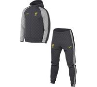 Nike FC Liverpool Third FZ3805-070 Football Tracksuit Woven with Hood (Men), Dk Smoke Grey/Chrome Yellow, M