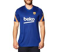 Nike Fcb M Nk Brt STRK Top Ss T-Shirt - Deep Royal Blue/Amarillo/(Full Spon-Coach), X-Small