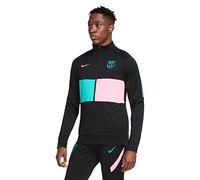 Nike Fcb M Nk I96 Anthm TRK JKT Cl Sport Jacket - Black/Pink Beam/New Green/(Pink Beam) (No Spon-3RD), Large