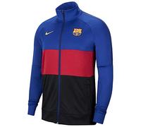 Nike Fcb M Nk I96 Anthm TRK JKT Sport Jacket - Deep Royal Blue/Noble Red/(Amarillo) (No Spon-Home), Small