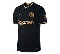 Nike Fcb M Vapor MTCH Jsy Ss AW T-Shirt - Black/(Metallic Gold) (Full Sponsor), XXX-Large