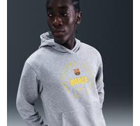 Nike FCB Men's Training Fleece Hoodie - Grey - Cotton/Organic Cotton XXL