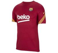 NIKE FCB NK Brt STRK Top Ss T-Shirt - Noble Red/Noble Red/Amarillo/(Amarillo) (Full Spon-PLYR), M