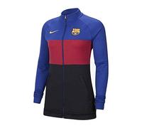 Nike FCB W Nk I96 Anthm TRK JKT Sport Jacket - Deep Royal Blue/Noble Red/(Amarillo) (No Spon-Home), X-Large