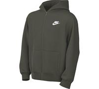 NIKE FD3004-325 K NSW CLUB FLC HD FZ LS LBR Sweatshirt Unisex CARGO KHAKI/WHITE Size M