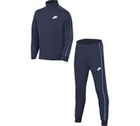 NIKE FD3061-410 K NSW TRACKSUIT POLY TAPED FZ Jacket Unisex MIDNIGHT NAVY/WHITE Size S