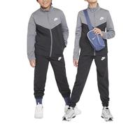 NIKE FD3067-084 K NSW TRACKSUIT POLY FZ HBR Jacket Unisex SMOKE GREY/ANTHRACITE/WHITE Size M