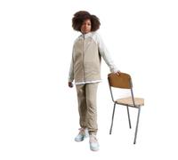 NIKE FD3072-072 K NSW TRACKSUIT POLY HD FZ LBR Jacket Unisex LIGHT BONE/KHAKI/WHITE Size M