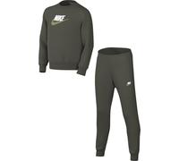 NIKE FD3090-325 K NSW TRACKSUIT POLY CREW HBR Jacket Unisex CARGO KHAKI/WHITE/WHITE Size XL