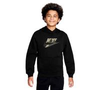 NIKE FD3170-010 K CLUB FLC HBR HOODIE SSNL GRX Sweatshirt Unisex BLACK Size XS