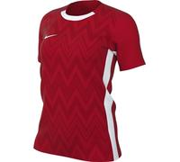Nike FD7420-657 W NK DF CHALNG V JSY SS Sweatshirt Women's University RED/White/White Size L