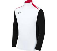 NIKE FD7671-100 Dri-FIT Academy Pro 24 Drill Top K Sweatshirt Unisex WHITE/BLACK/BRIGHT CRIMSON/BLACK Size S