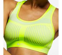 NIKE FE/NOM FLYKNIT HIGH SUPPORT SPORTS TRAINING BRA - VOLT AJ4047-702 WOMEN XS
