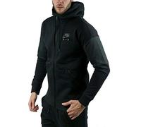 Nike Felpa Con cappuccio e Zip Uomo Air Nero/Antracite