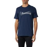 NIKE FJ2362-410 M NK DF TEE Heritage T-Shirt Men's Midnight Navy Size M