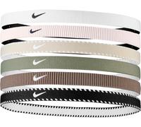 Nike Flex Classic Headbands 6PK Elastic Hair Bands Sport Army (6 Units)
