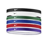 Nike Flex Classic Headbands 6PK Elastic Hair Bands Sport Game Royal (6 Units)