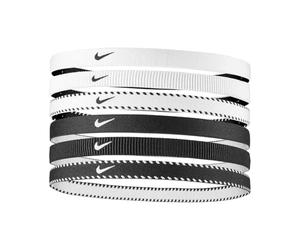 Nike Flex Classic Headbands Head Bands 6PK Elastic Hair Bands Sport W/B (6 Units)