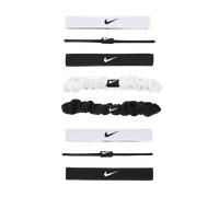 Nike Flex Classic Mixed Hair Bands (8-Pack) - White ONE SIZE
