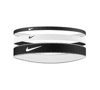 Nike Flex Classic MW Headbands 3PK Elastic Bands Various Widths for Sports Hair W/B (3 Units)