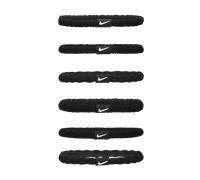 Nike Flex Hair Bands (6 Pack) - Black ONE SIZE