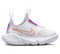 Nike Flex Runner 2 Sneaker, White/Metallic Copper-Violet Frost, 2.5 UK Child
