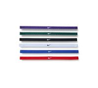 Nike Flexible Classic Hairband (Pack of 6) (One Size) (Royal Blue/Red)