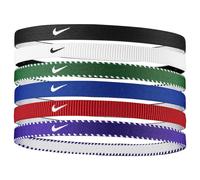 Nike Flexible Classic Hairband (Pack of 6) - Royal Blue/Red - Royal Blue/Red - One Size