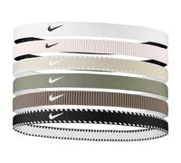 Nike Flexible Classic Hairband (Pack of 6) - White/Army - White/Army - One Size