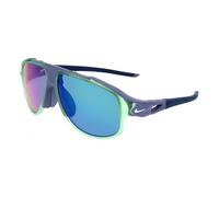 Nike Flyfree Infinity IO0099X Sport Sunglasses Running Training Outdoor Lifestyle Sunglasses, Mat World Indigo Gren Mir/Volt, One Size