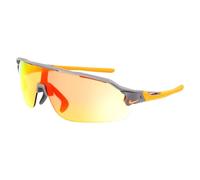Nike Flyfree Shield E IU8028 Sports Sunglasses Running Training Outdoor Performance Sunglasses, Mt Smok Gry/Road Orag Mir/Clr, One Size